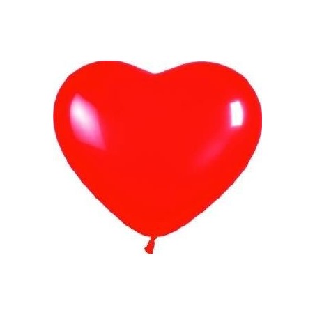 Globo corazon fashion rojo  r 12 50 uds sempertex 7703340628158 R12 CORAZ