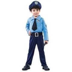 Disfraz policia 2 4 años azul infantil 8423667093222 706228 T00