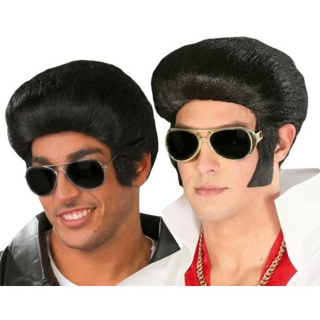 Peluca elvis travolta negra tupe 8434077048559 4855