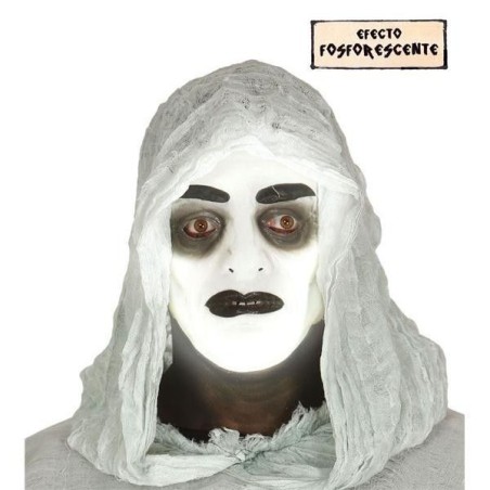 Careta transparente hombre fluorescente terror 8434077027936 2793