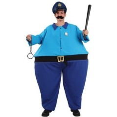Disfraz jefe de policia gordo talla 52 8435293316316 1631