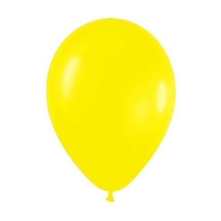 Globo amarillo fashion solido r 5 100 uds sempertex 7703340200576 R5 020