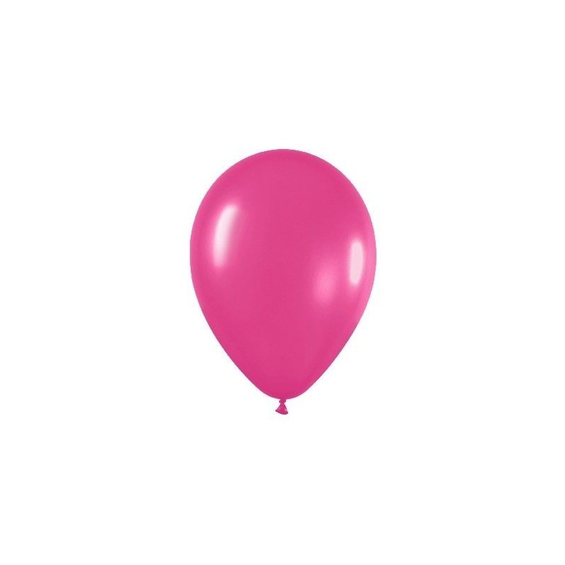 Globo fucsia metal r-5 100 uds sempertex