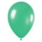 Globo latex solido verde r-5 12.5cm 100 uds sempertex