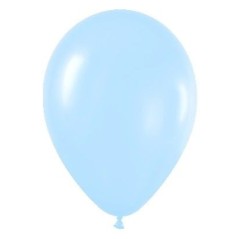 Globo azul satin 100  uds sempertex 12