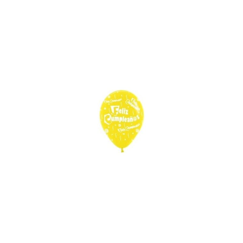 Globos cumpleaños 10 unidades r5 125 cm