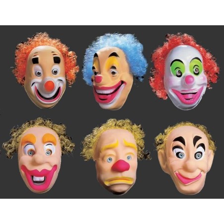 Caretas payaso con pelo 8435082712626 341SA