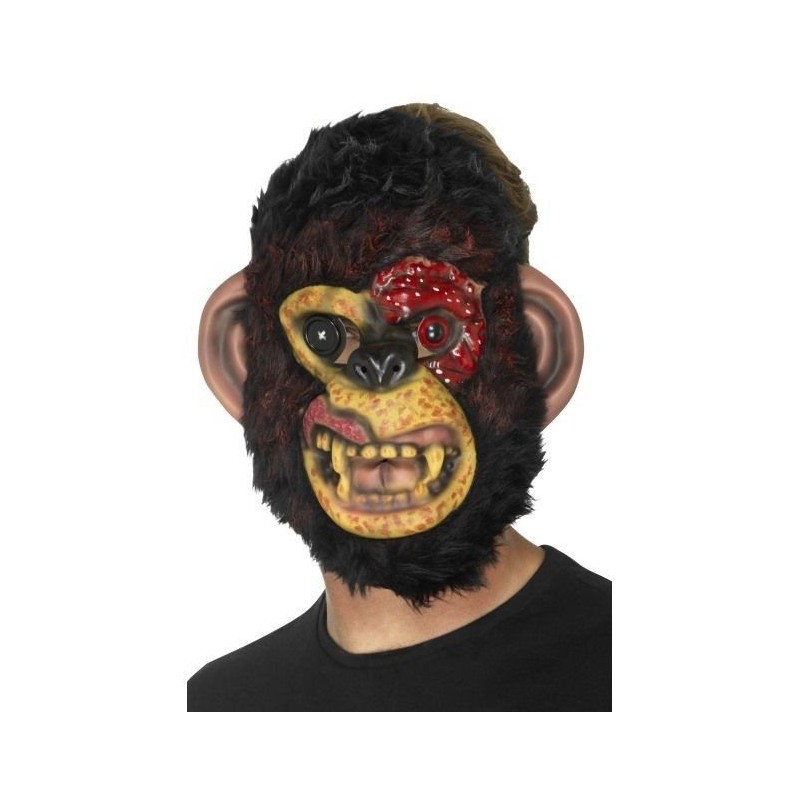 Mascara mono chimpance zombie terrorofico