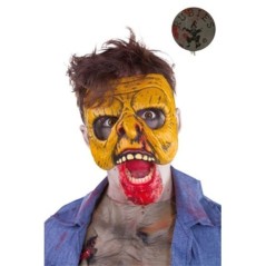 Media mascara zombie de halloween atack 8422971031562 S3156
