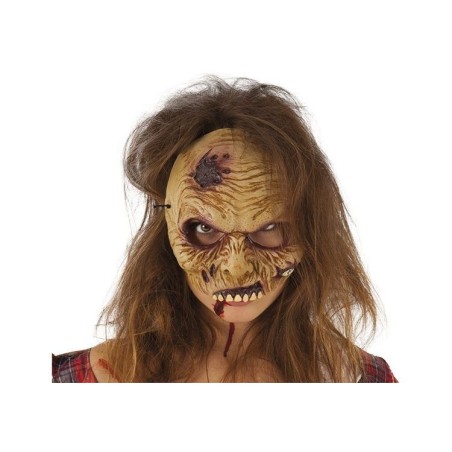 Media mascara de cara zombie terror en vinilo 8422971052994 S5299