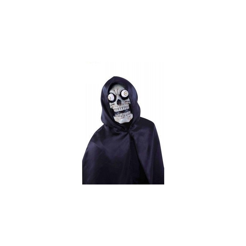 Mascara calavera con ojos moviles careta barata