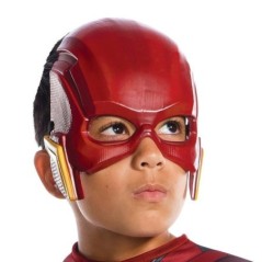 Mascara de flash para niño original liga justicia infantil 82686342735 34273