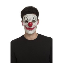 Media mascara de payaso asesino halloween de cara 8435408245555 204555