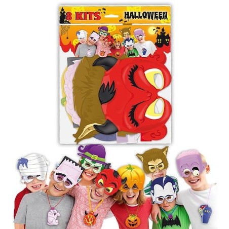 Caretas halloween 10 unidades de carton 8429412054876 5487