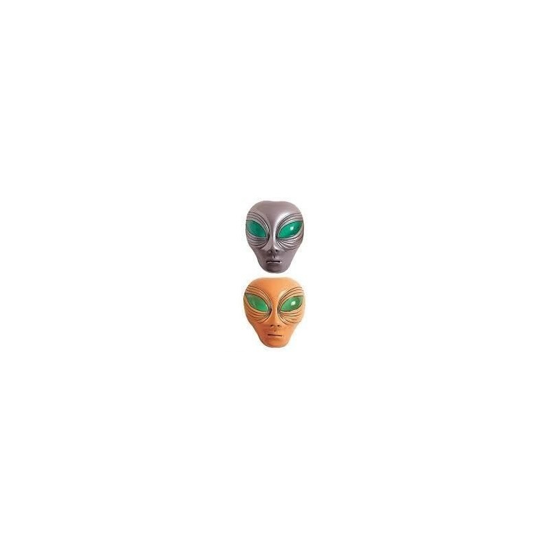 Mascara alien de pvc gris o beige