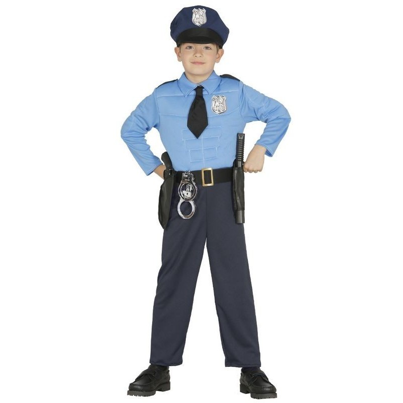 Disfraz policia municipal para niño