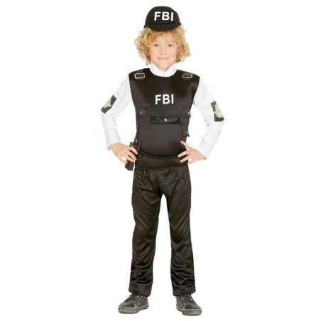 DISFRAZ AGENTE DEL F.B.I. PARA NIÑO VARIAS TALLAS INFAN 8434077859612 85961