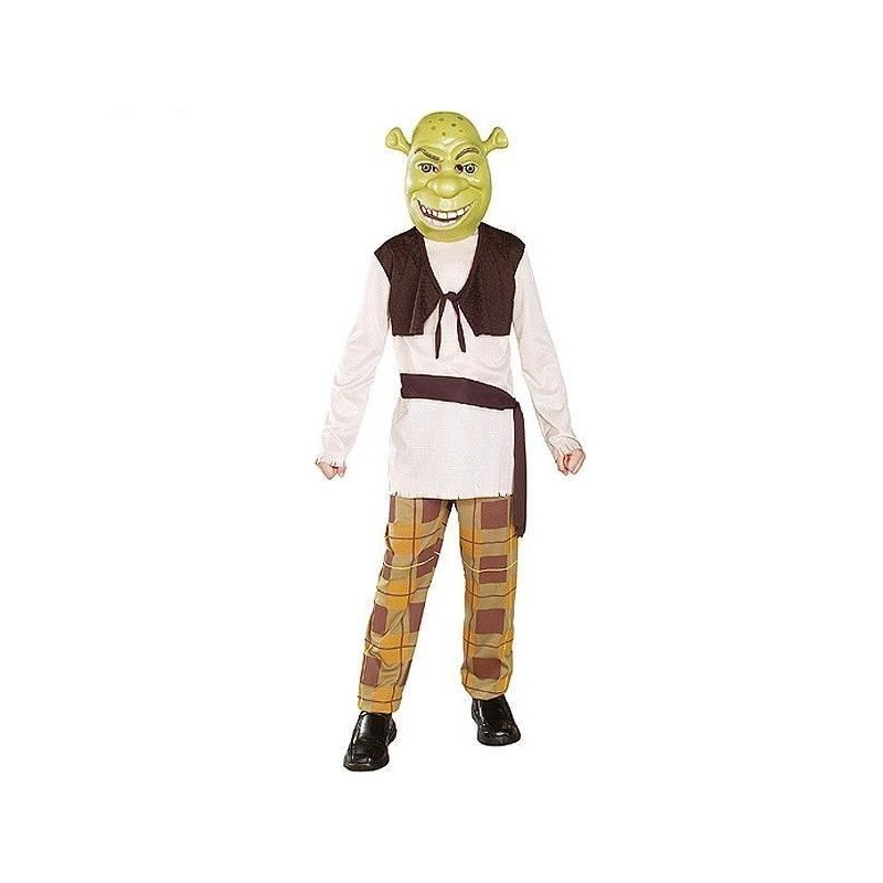 Disfraz shrek infantil con mascara talla 4-6 años