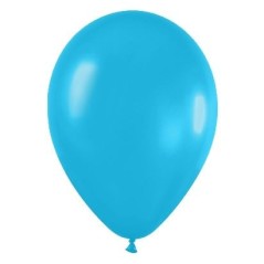 Globo azul caribe serpentex 100 unidades  r5 125 cm 7703340200958 R5 038