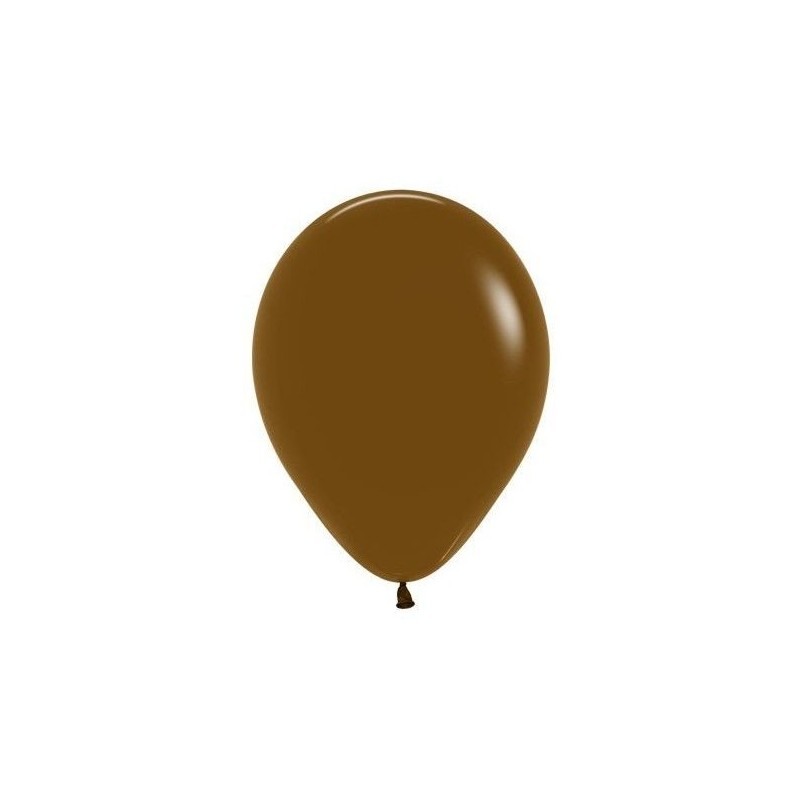 Globos color café de 30 cm Sempertex 50 uds