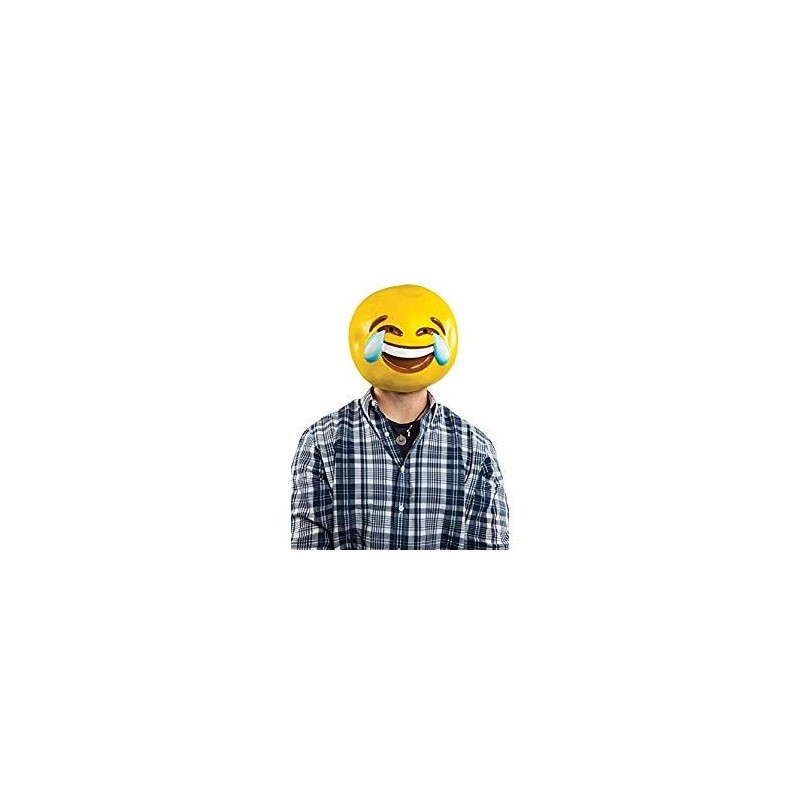 Mascara Emoji lagrimas triste cabeza entera de latex