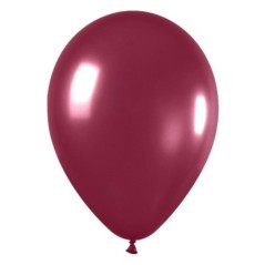 Globo metal vinotinto sempertex 100 uds de 12