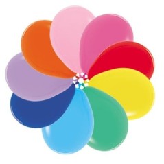Globos Sempertex surtido de colores 50 uds de 30 cm 12" 7703340230221 R12 000