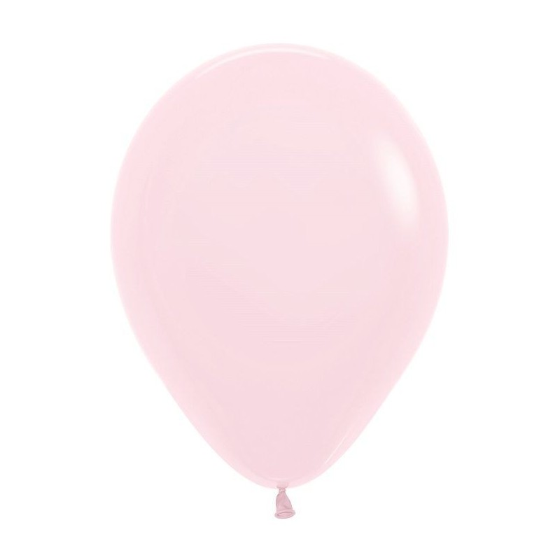Globo Sempertex R12 30 cm Rosa pastel 12 uds