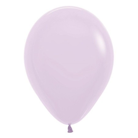 Globo Sempertex R12 30 cm Lila pastel 12 uds 7703340155340 R12 650 12