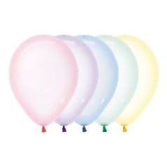 Globos cristal pastel colores 50 uds 30 cm 7703340164106 R12 300