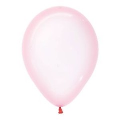 Globos cristal pastel rosado 50 uds 30 cm 7703340163949 R12 309