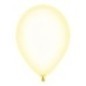Globos cristal pastel amarillo 50 uds 30 cm
