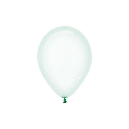 Globos cristal pastel verde 50 uds 30 cm 7703340164021 R12 331