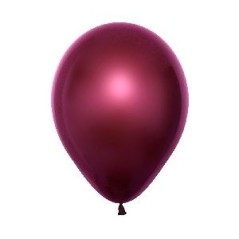Globos Duo vinotinto cristal + solido 25 uds 30 cm 7703340158877 R12 DUO18
