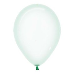 Globos cristal pastel verde 100 uds 12