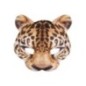 Mascara leopardo media cara