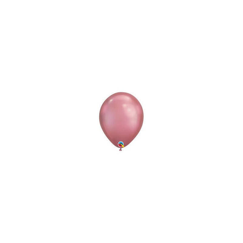 Globo Chrome Qualatex mauve 100 uds 7"
