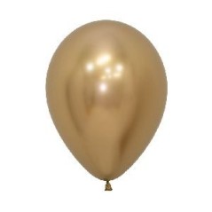 Globo Reflex Sempertex oro 12 uds de 30 cm R12 7703340169620 R12 970 12