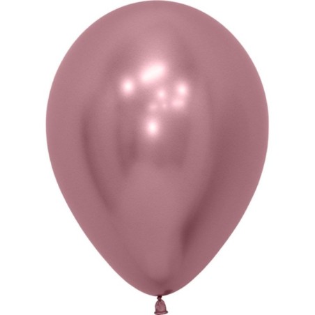 Globos rosados reflex chrome 12 uds 30 cm Sempertex 7703340169590 R12 909 12