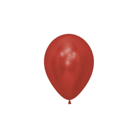 Globos cristal rojo reflex chrome 50 uds 30 cm Sempertex 7703340172309 R12 915