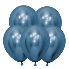 Globo reflex azul R12 30 cm crome 7703340169569 R12 940 12