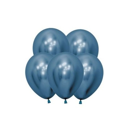 Globo reflex azul R12 30 cm crome 7703340169569 R12 940 12