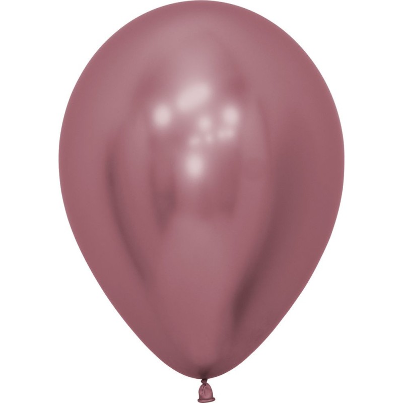 Globo Reflex Rosado R5 12,5cm 50 uds