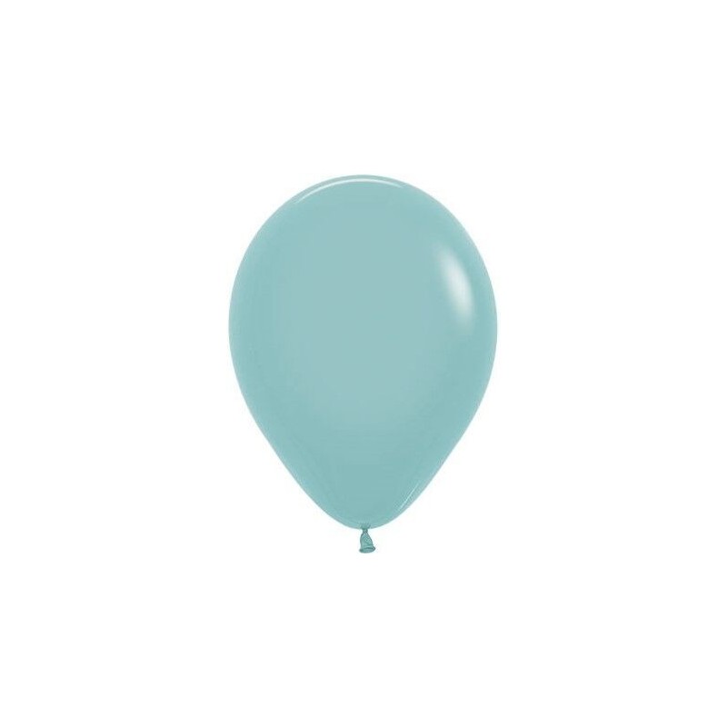 Globo aguamarina de 30 cm  serpentex bolsa 12 unidades