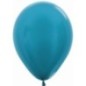 Globo Metal azul caribe Sempertex R12 30 cm  12 uds