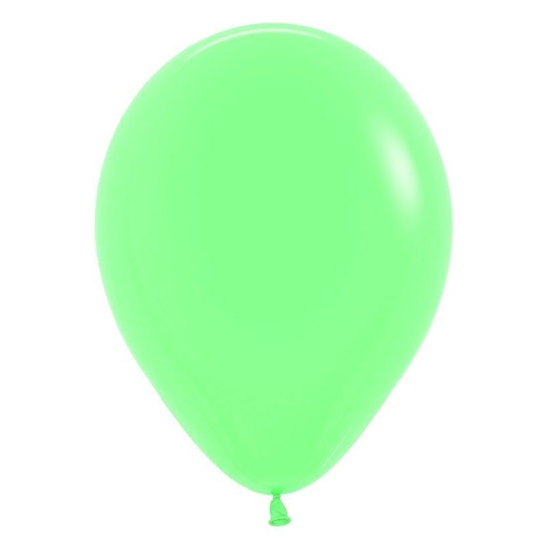 Globo verde menta de 30 cm 12" bolsa 12 uds