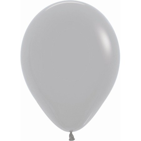 Globo gris de 30 cm 12"  Sempertex bolsa 12 uds 7703340231419 R12 081 12