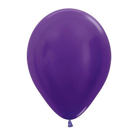 Globo violeta metalizado r5 12