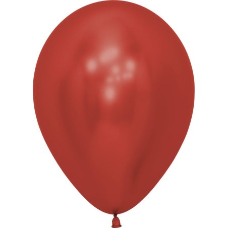Globo reflex CRISTAL ROJO R5 12