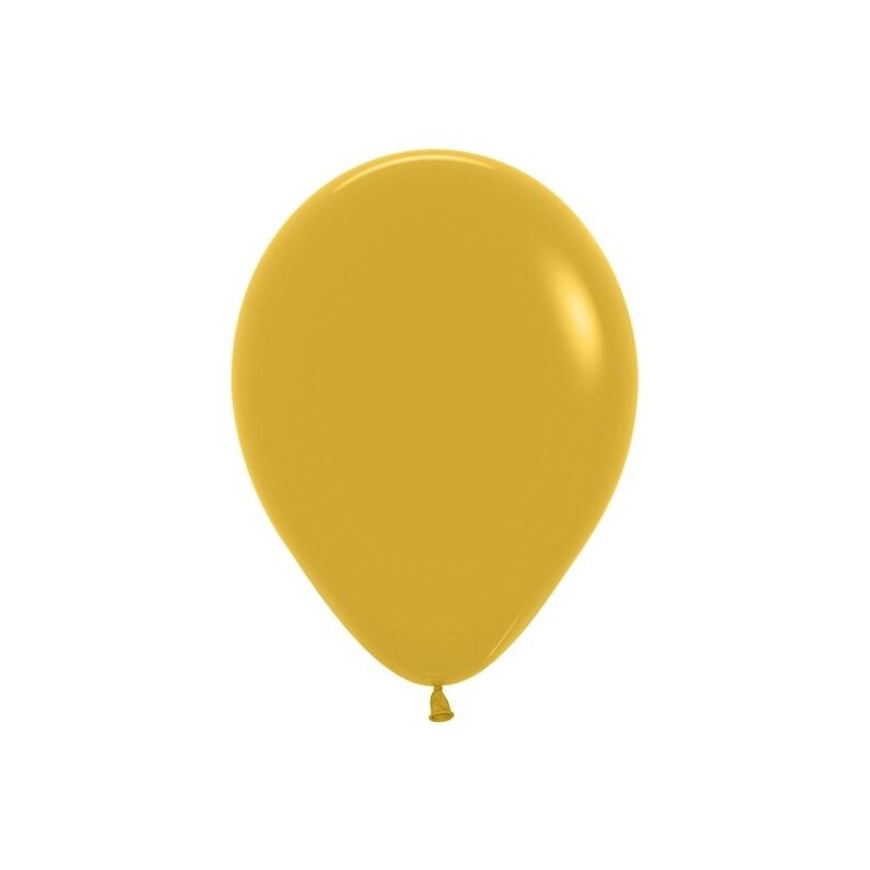 Globo Mostaza 50 uds de 30 cm R12 Sempertex
